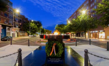 La llama siempre encendida en Torrejón de Ardoz en recuerdo de las víctimas del Covid-19