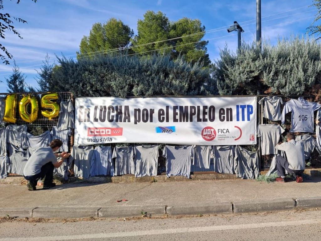 ITP despedirá a 105 trabajadores en su planta de Ajalvir