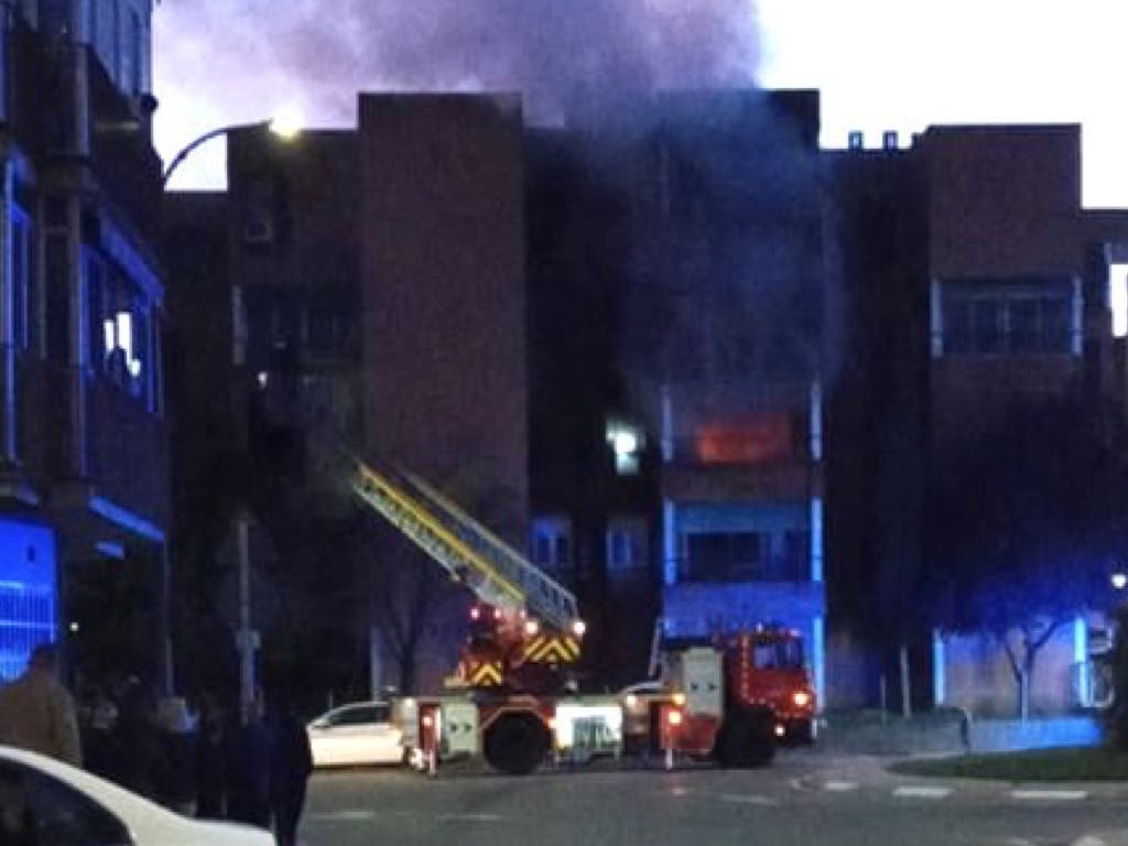 Un okupa incendia un piso en Torrejón de Ardoz antes de ser desalojado