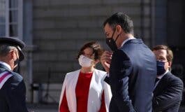 Pitos y abucheos a Sánchez en el acto de la Fiesta Nacional en Madrid