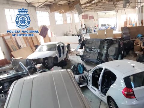 Desarticulado en Torrejón de Ardoz un grupo dedicado al despiece de vehículos robados
