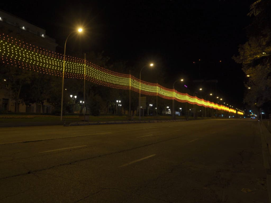 Más de 10,8 millones de bombillas LED ya iluminan Madrid por Navidad