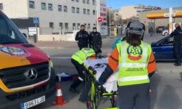 Herido grave tras caer de la moto en la Carretera de Villaverde a Vallecas