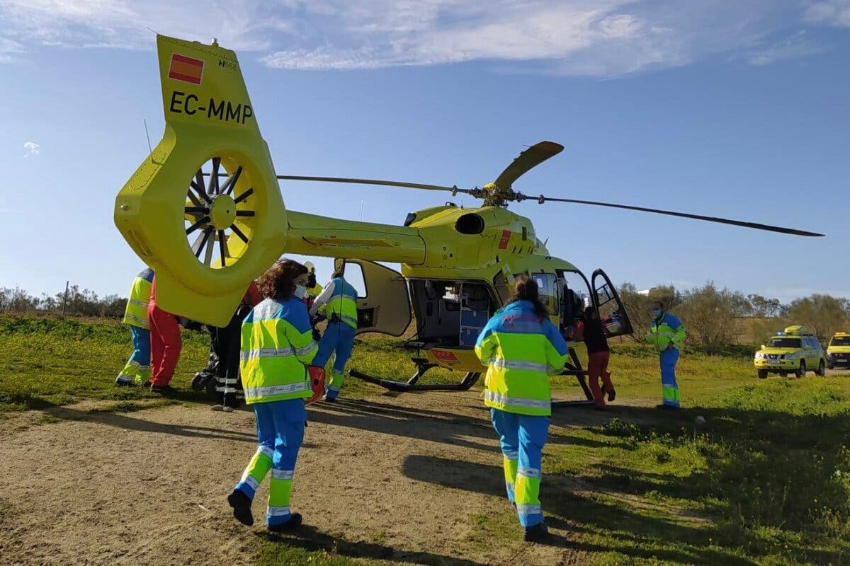 Herido grave un hombre tras caer del tejado de una nave particular en Batres