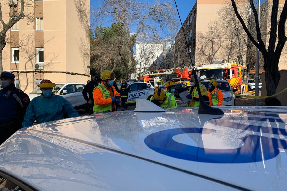 Detenido un okupa por el incendio de Moratalaz que ha dejado 22 personas atendidas