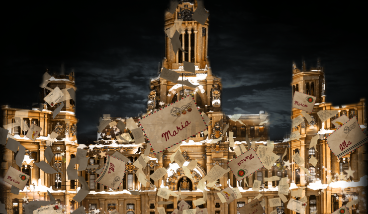 Madrid proyectará un videomapping interactivo navideño en la fachada del Palacio de Cibeles