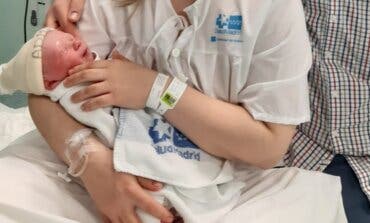 Adrián fue el primer bebé nacido en 2021 en Torrejón de Ardoz