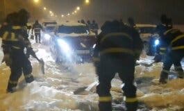 Unos 1.000 conductores rescatados durante la madrugada en Madrid con apoyo de la UME