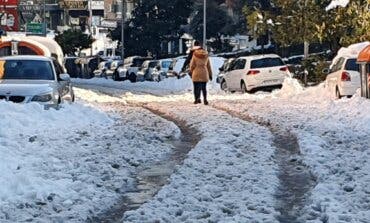 Cadáveres sin recoger en domicilios madrileños por la fuerte nevada