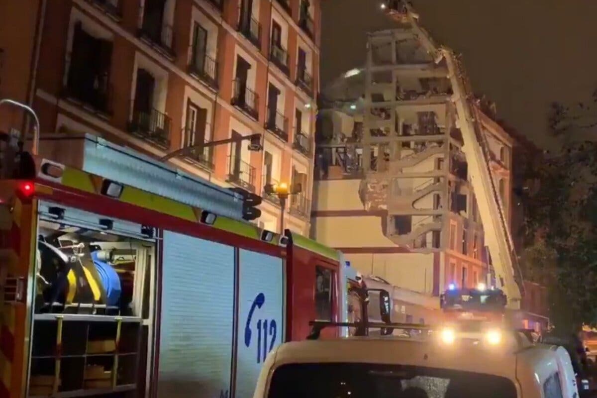 La explosión en un edificio de Madrid deja finalmente tres muertos
