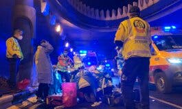 Muy graves dos jóvenes tras sufrir un accidente de moto en el túnel de María de Molina