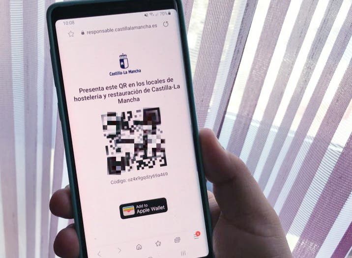 El QR para entrar en los bares de Guadalajara que no descarta implantar Madrid