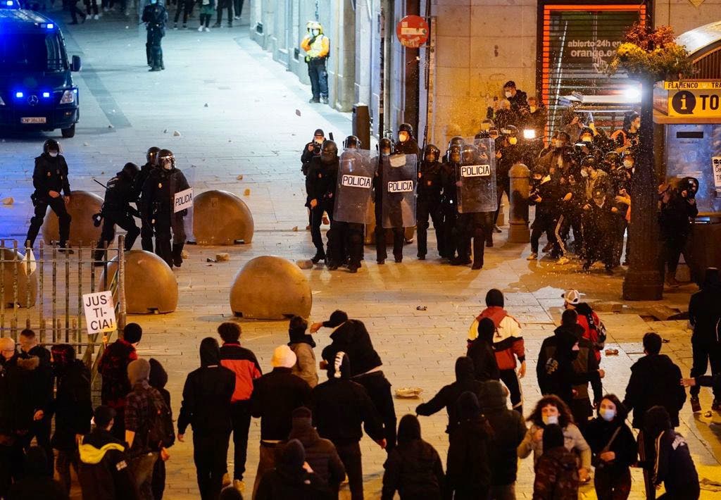 Temor a disturbios este sábado en Madrid por una protesta ilegal de la extrema izquierda