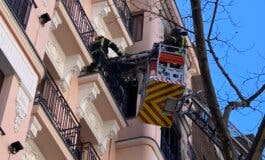 Muere un anciano de 93 años en el incendio de su vivienda en Madrid