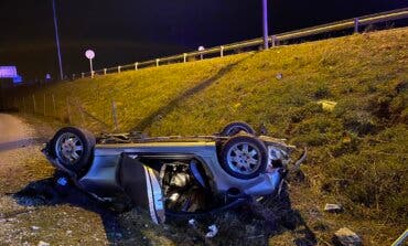 Muere un conductor de 57 años al volcar su vehículo en Soto del Real
