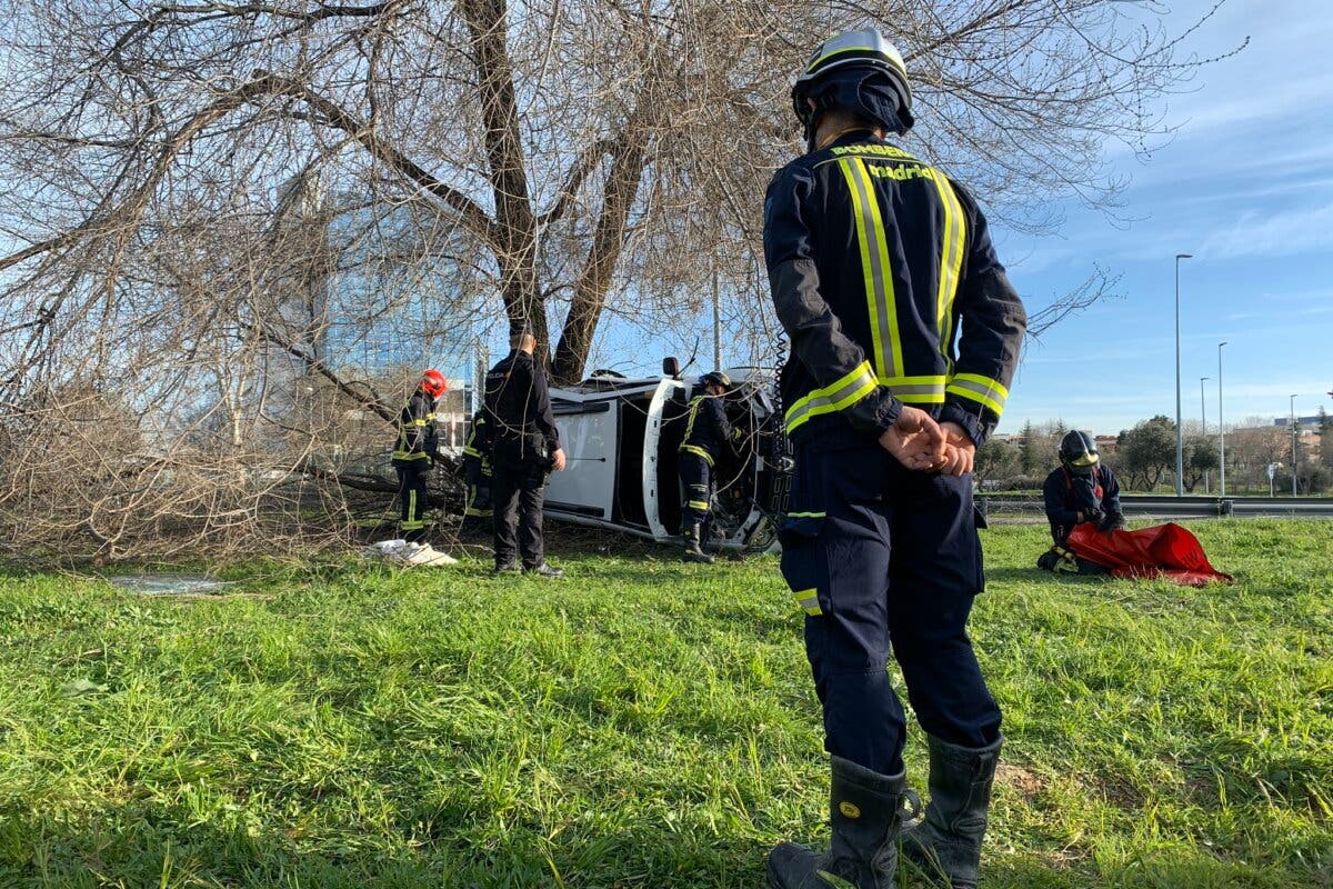 Siete personas heridas en un accidente en la M-14