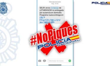 La Policía alerta de una estafa por SMS sobre un falso paquete pendiente de entrega