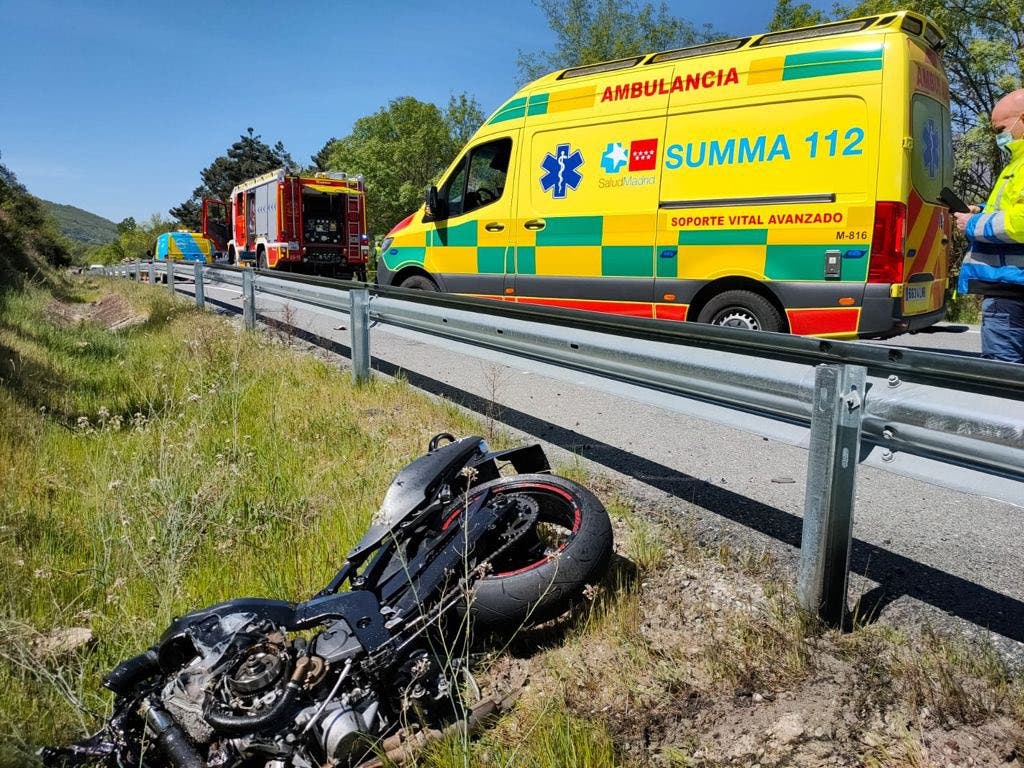 Muere un motorista de 30 años en un accidente en la M-501