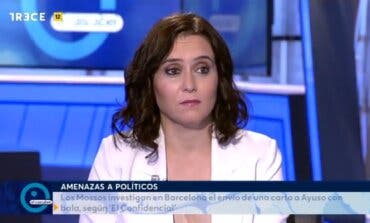 Interceptan una carta con balas para Ayuso y ella reacciona de forma muy diferente