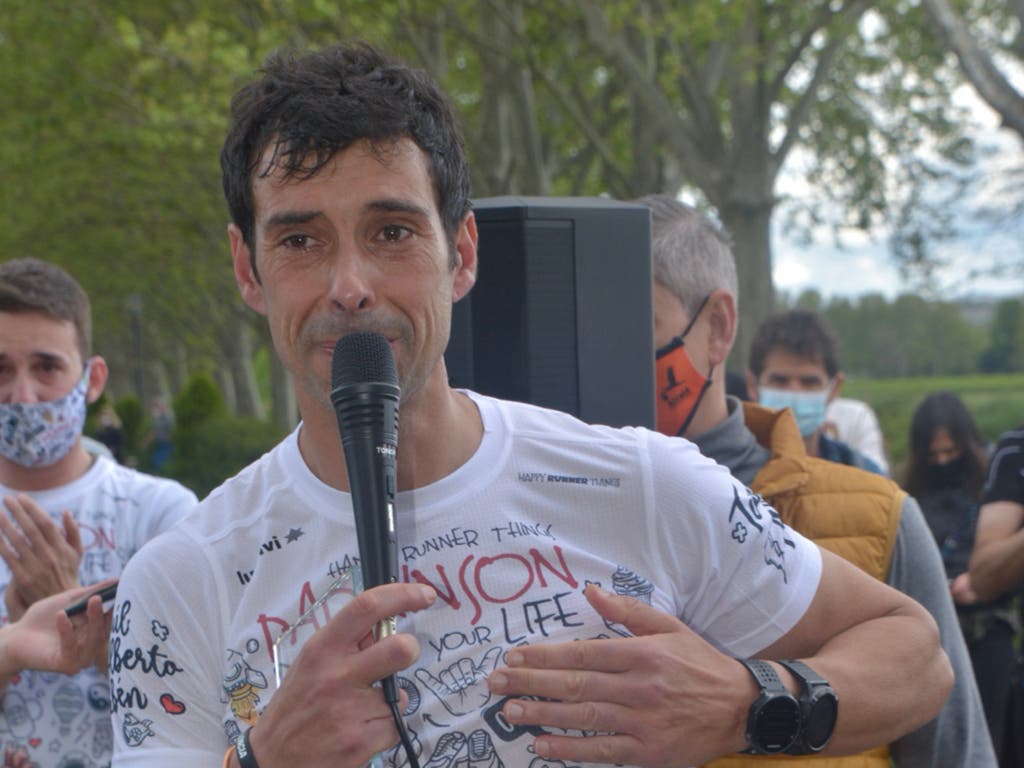 Un atleta de San Fernando de Henares logra correr 200 km en 24 horas por el párkinson