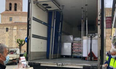 Mercadona dona seis toneladas de productos de primera necesidad en Fuente el Saz de Jarama