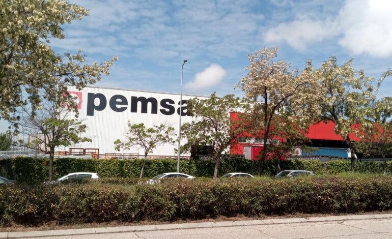 Primera jornada de huelga en la empresa Pemsa de Alcalá de Henares