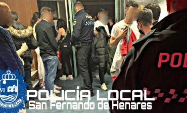 Desmantelan una fiesta ilegal en una nave de San Fernando de Henares