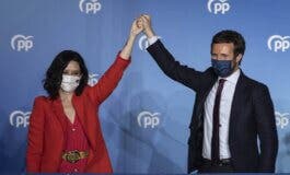 Ayuso barre a la izquierda con 65 escaños y Pablo Iglesias abandona la política