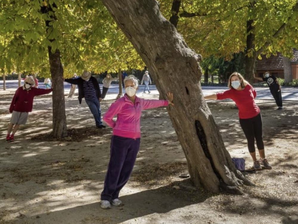 Torrejón organiza gimnasia al aire libre para mayores en los parques de la ciudad