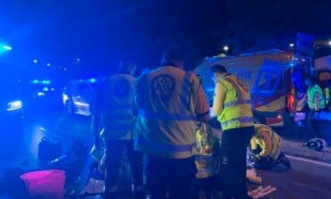 Muere un motorista de 22 años en Madrid tras chocar contra un VTC