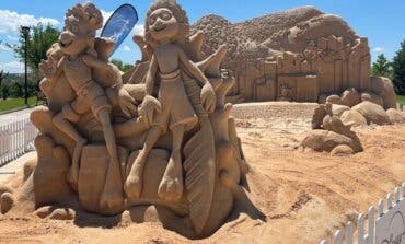 Disney+ recrea el pueblo de Luca en el Parque Europa de Torrejón de Ardoz 