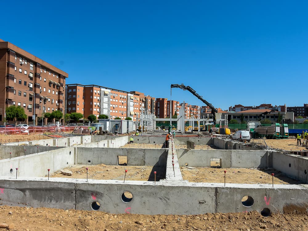 Avanzan las obras del nuevo colegio público de Educación Especial de Torrejón de Ardoz