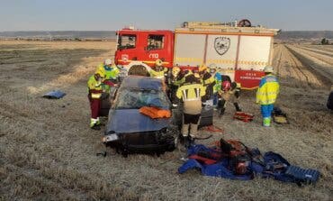 Grave un conductor tras dar varias vueltas de campana con su coche en Meco