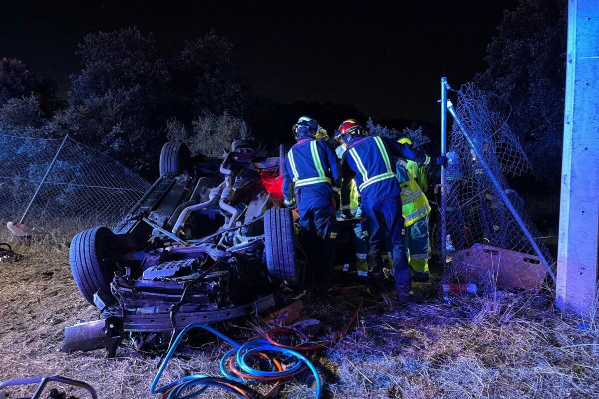 Muere un joven de 24 años en un accidente de tráfico en Valdemorillo 