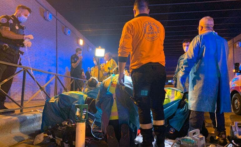 Muere un joven de 18 años apuñalado en un túnel en Madrid 
