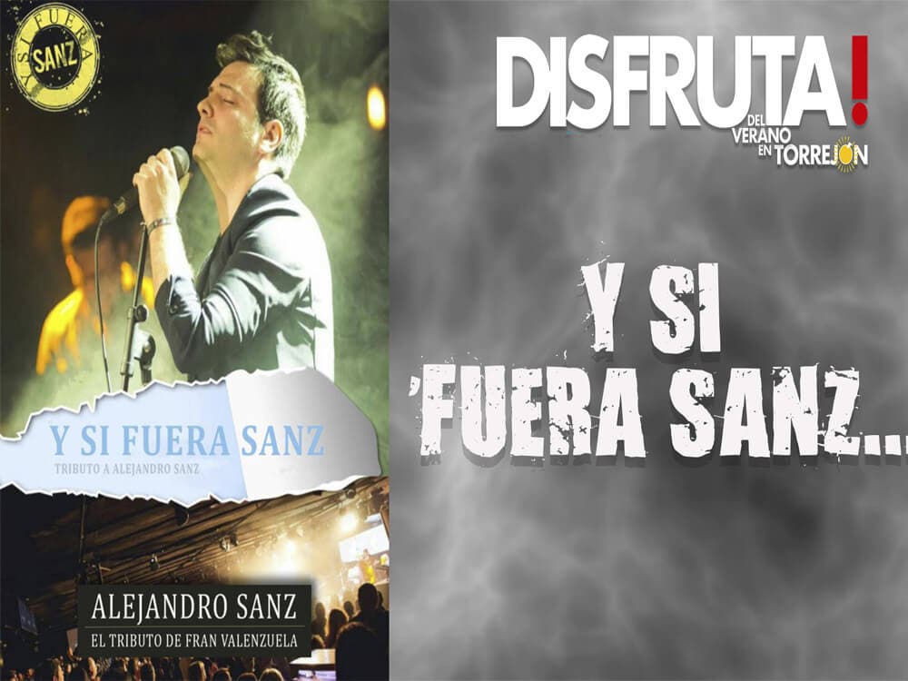 Tributo a Alejandro Sanz y cine de verano este finde en Torrejón de Ardoz