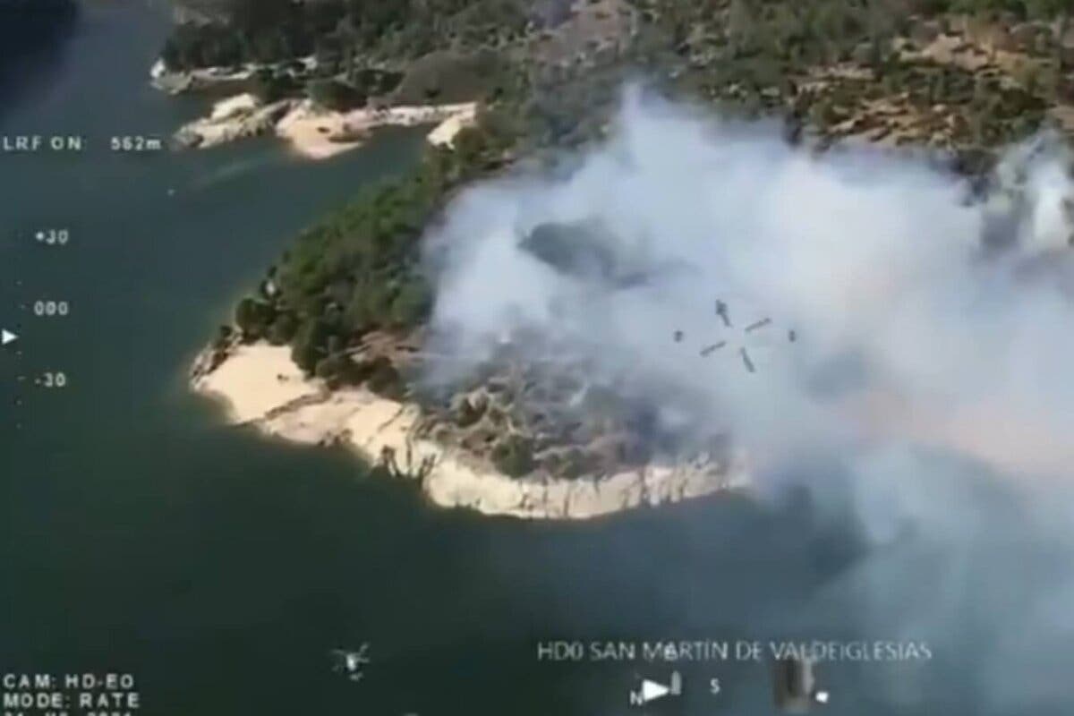 Controlado el incendio del Pantano de San Juan tras arrasar 50 hectáreas