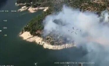 Controlado el incendio del Pantano de San Juan tras arrasar 50 hectáreas