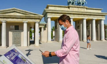 Así son los nuevos paneles informativos del Parque Europa de Torrejón con código QR