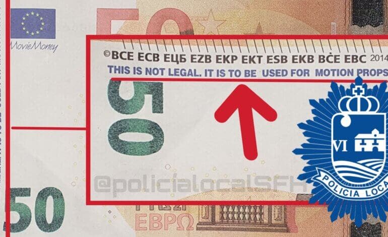 Detectado un nuevo intento de pago con billetes falsos en San Fernando de Henares 
