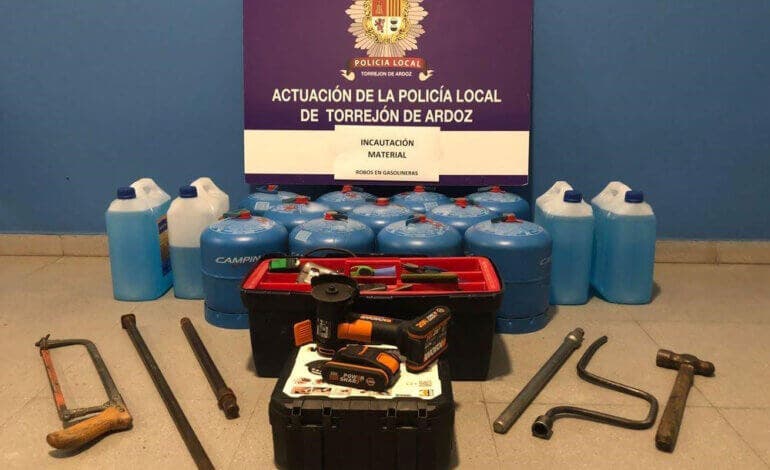 Detenido en Torrejón por robos en gasolineras gracias al sistema de lectura de matrículas 