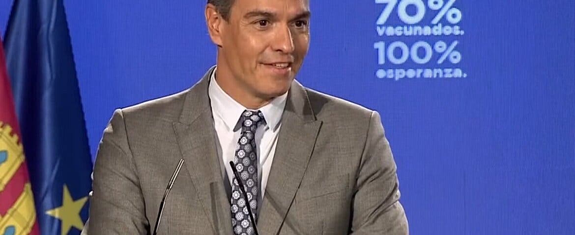 Sánchez en Guadalajara: «Es un día histórico, hemos alcanzado el 70% de españoles inmunizados»