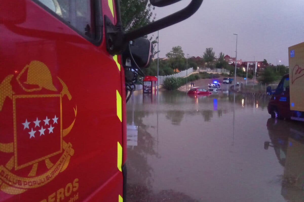 Madrid vivió la tormenta más intensa para un mes de agosto desde 1947