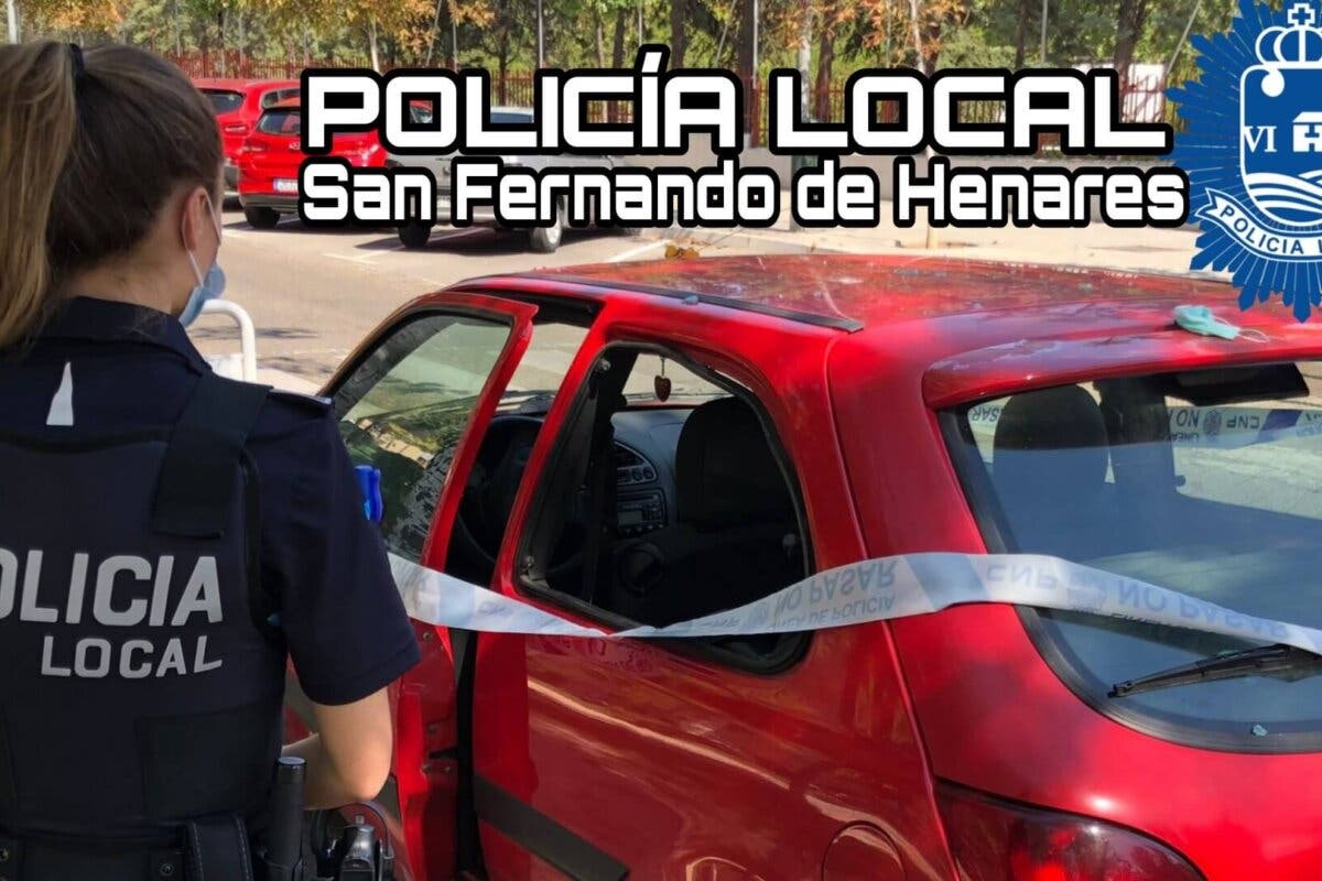 Detenido en San Fernando de Henares tras intentar robar dos vehículos