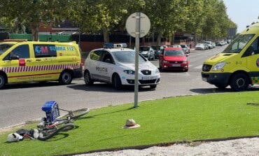 Muere un ciclista en un accidente de tráfico en Parla 