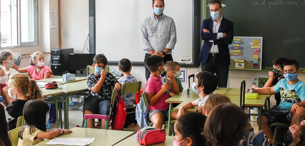 Primer día de clase para los 22.589 alumnos matriculados en los colegios de Torrejón 