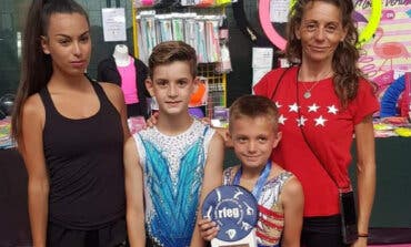 Un niño de Torrejón logra tres medallas en el Campeonato de España de gimnasia rítmica 