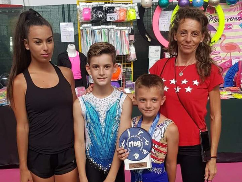 Un niño de Torrejón logra tres medallas en el Campeonato de España de gimnasia rítmica 