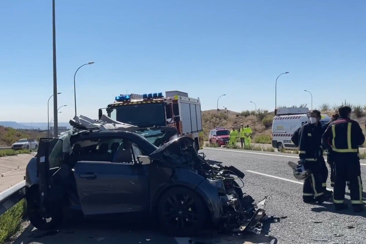 Herido muy grave en un accidente en la M-50, en Paracuellos de Jarama 