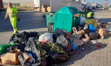 Cabanillas contrata detectives para localizar a quienes vierten residuos en las calles de los polígonos
